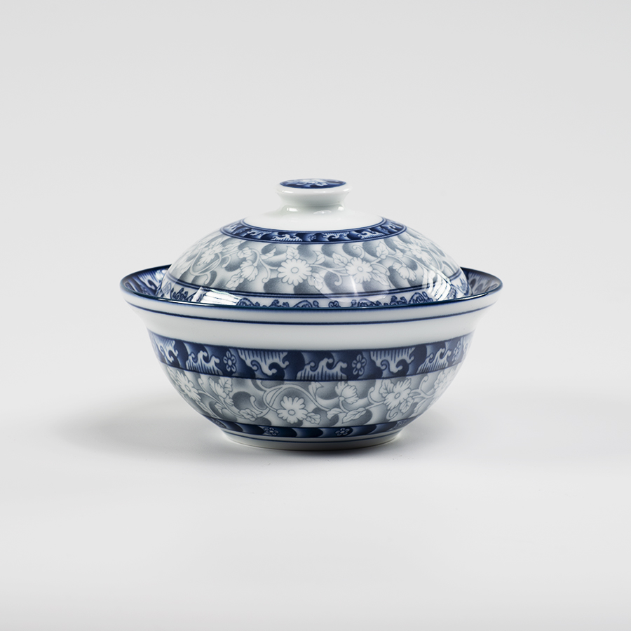 Bát, âu có nắp sứ hoa văn cao cấp Hàn Quốc Sambo