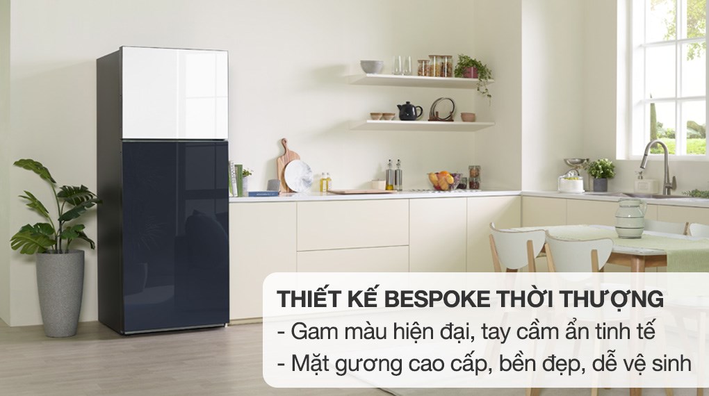 Tủ lạnh Samsung Inverter 460 lít Bespoke RT47CB66868ASV
