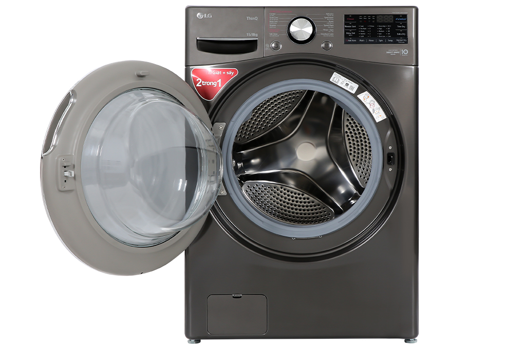 Máy giặt sấy LG AI DD giặt 21 kg - sấy 12 kg F2721HVRB (Inverter)