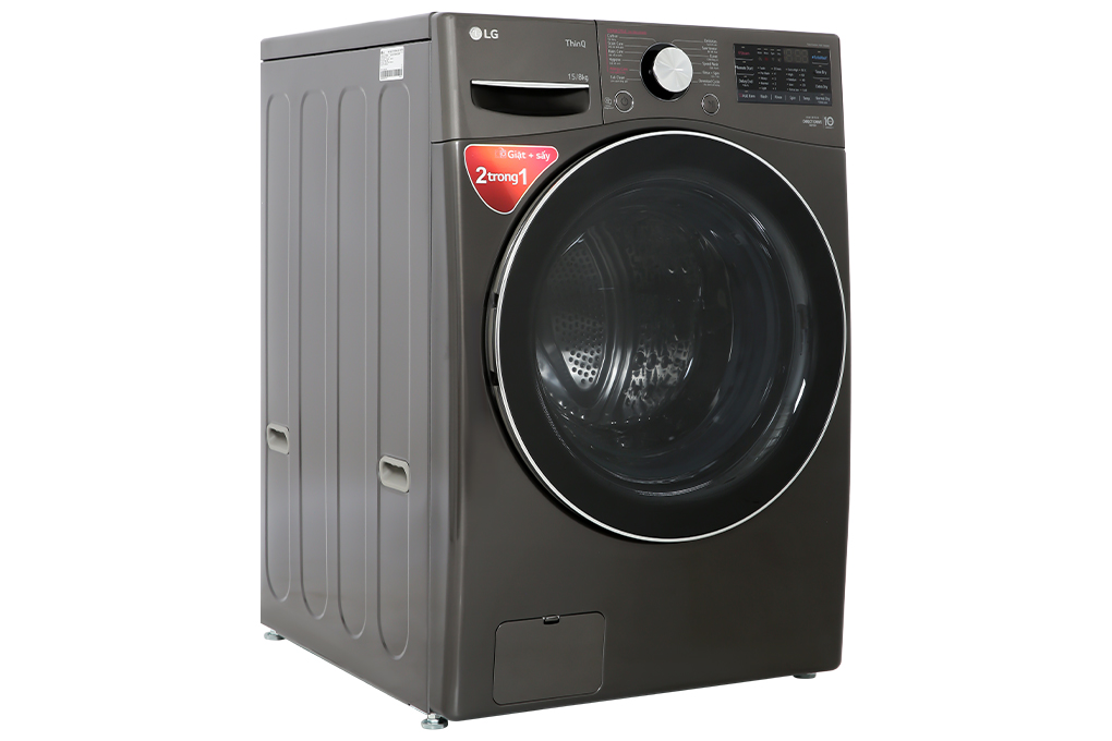 Máy giặt sấy LG AI DD giặt 21 kg - sấy 12 kg F2721HVRB (Inverter)