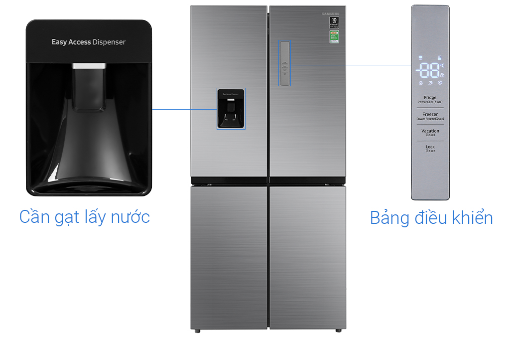 Tủ lạnh Samsung 488 lít Multi Door RF48A4010M9/SV (Inverter)