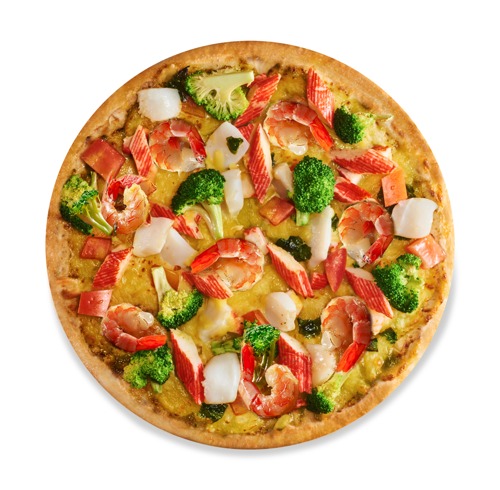 Pizza Hải Sản Pesto Xanh