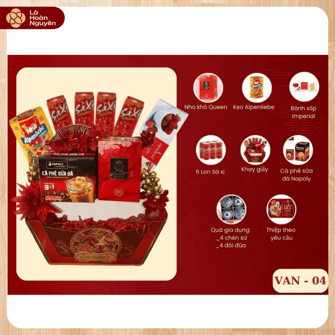 LHN x VAN - SET QUÀ THỊNH VƯỢNG - SET QUÀ TẾT - QUÀ TẶNG GÂY QUỸ