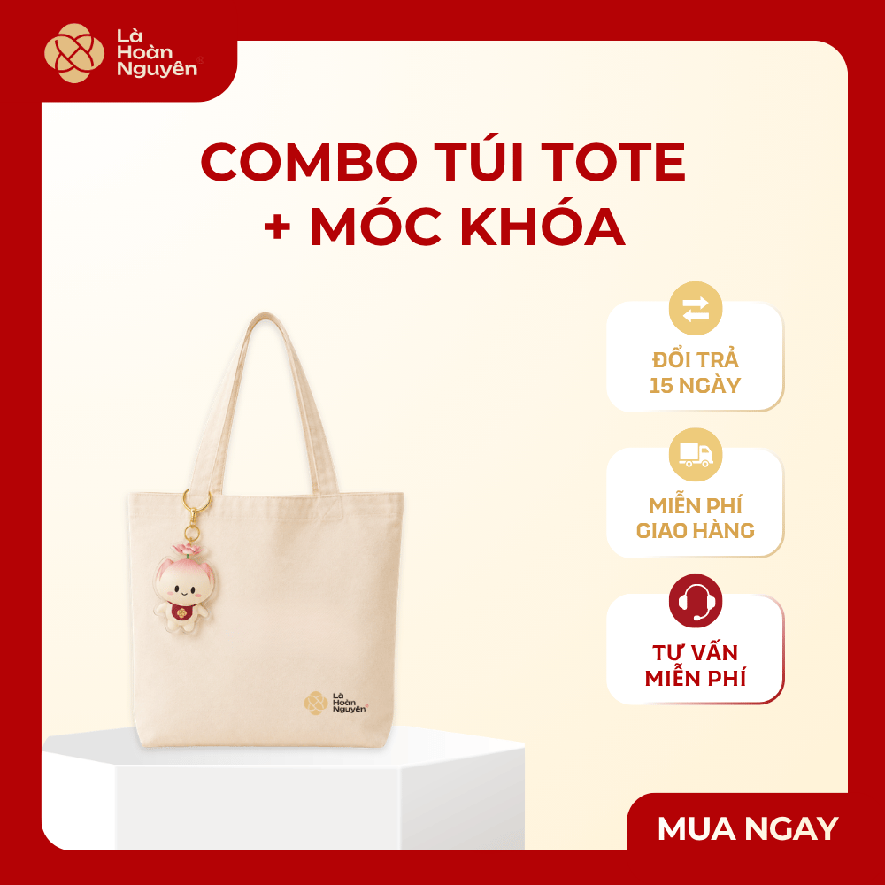 Combo Túi Tote + Móc khóa