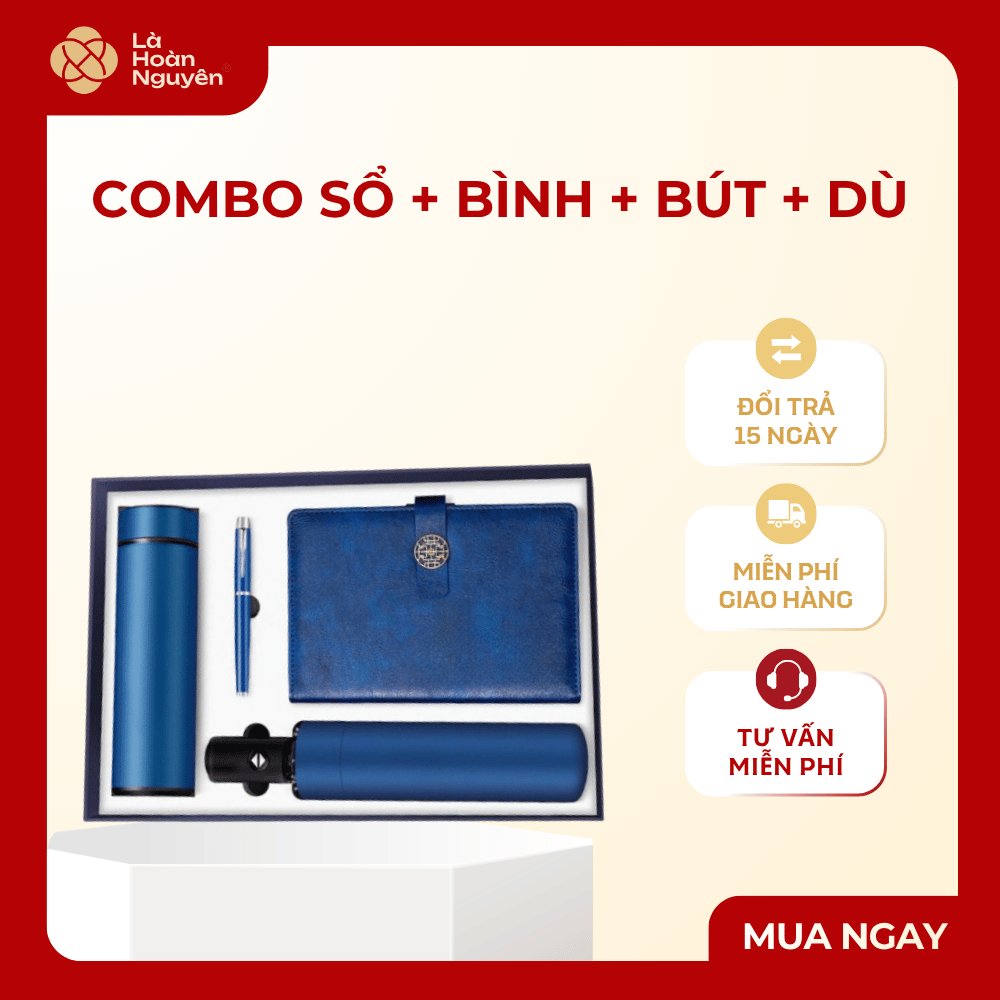 GIFTSET SỔ BÚT BÌNH DÙ