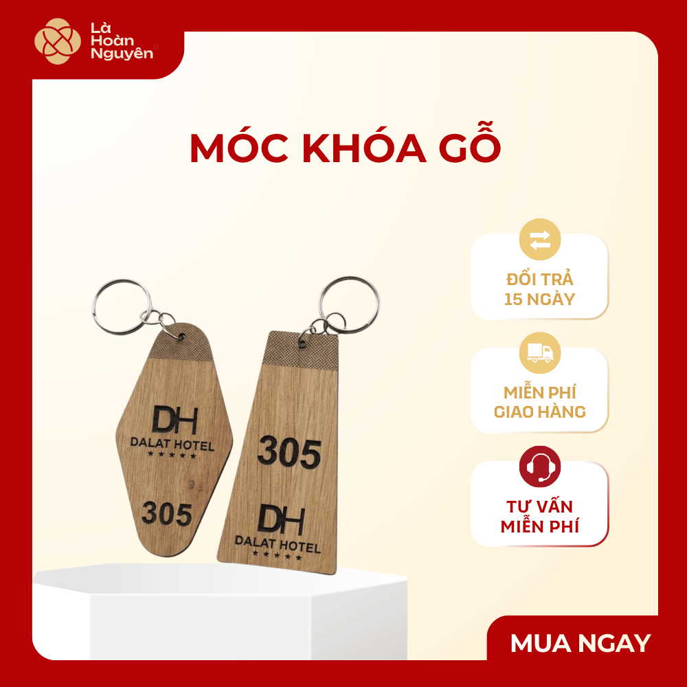 MÓC KHÓA GỖ