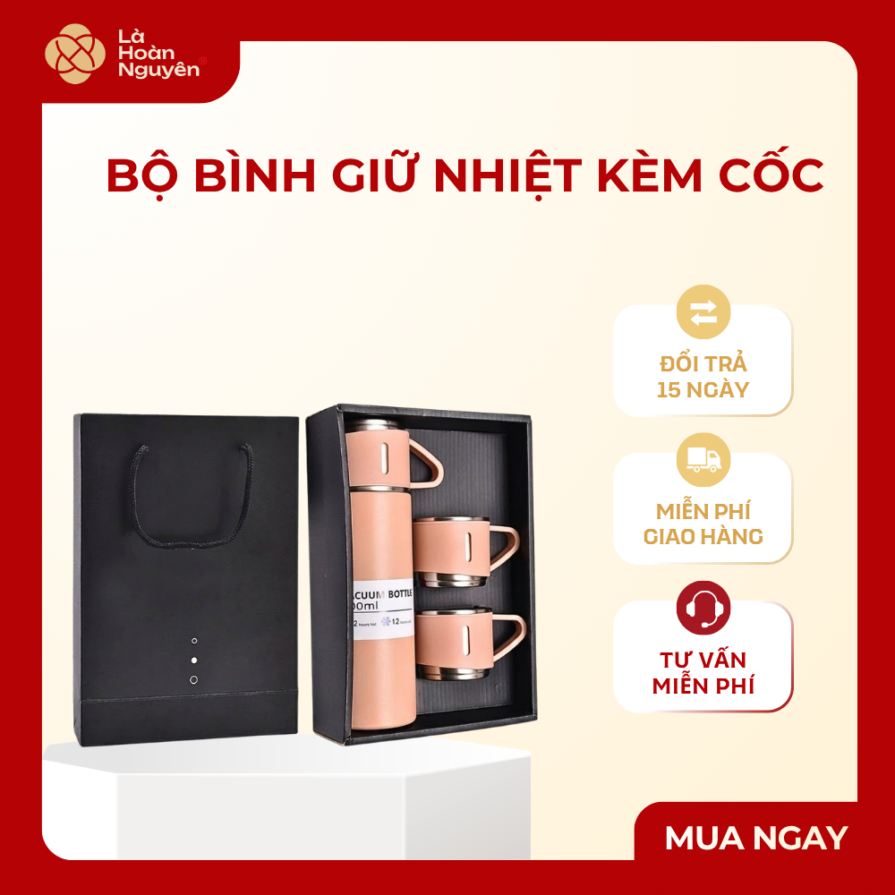Bộ bình giữ nhiệt kèm 2 cốc