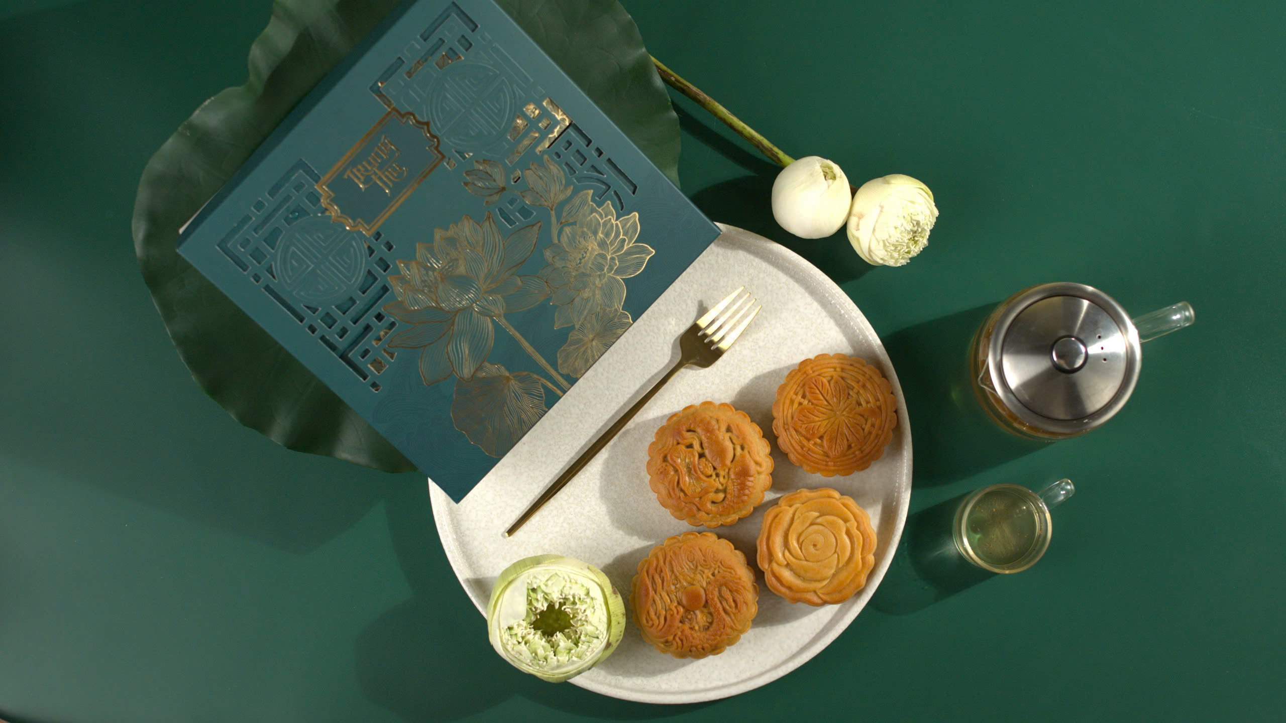 Liên Hoa - Set 4 Bánh Trung Thu 150gr