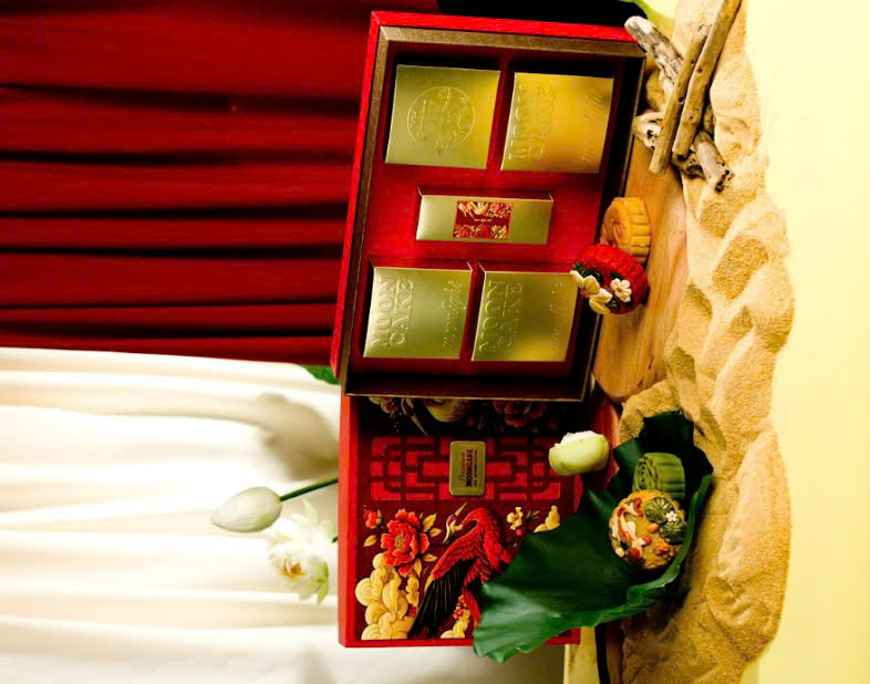 Hạc Đỏ - Set 4 Bánh Trung Thu 150gr