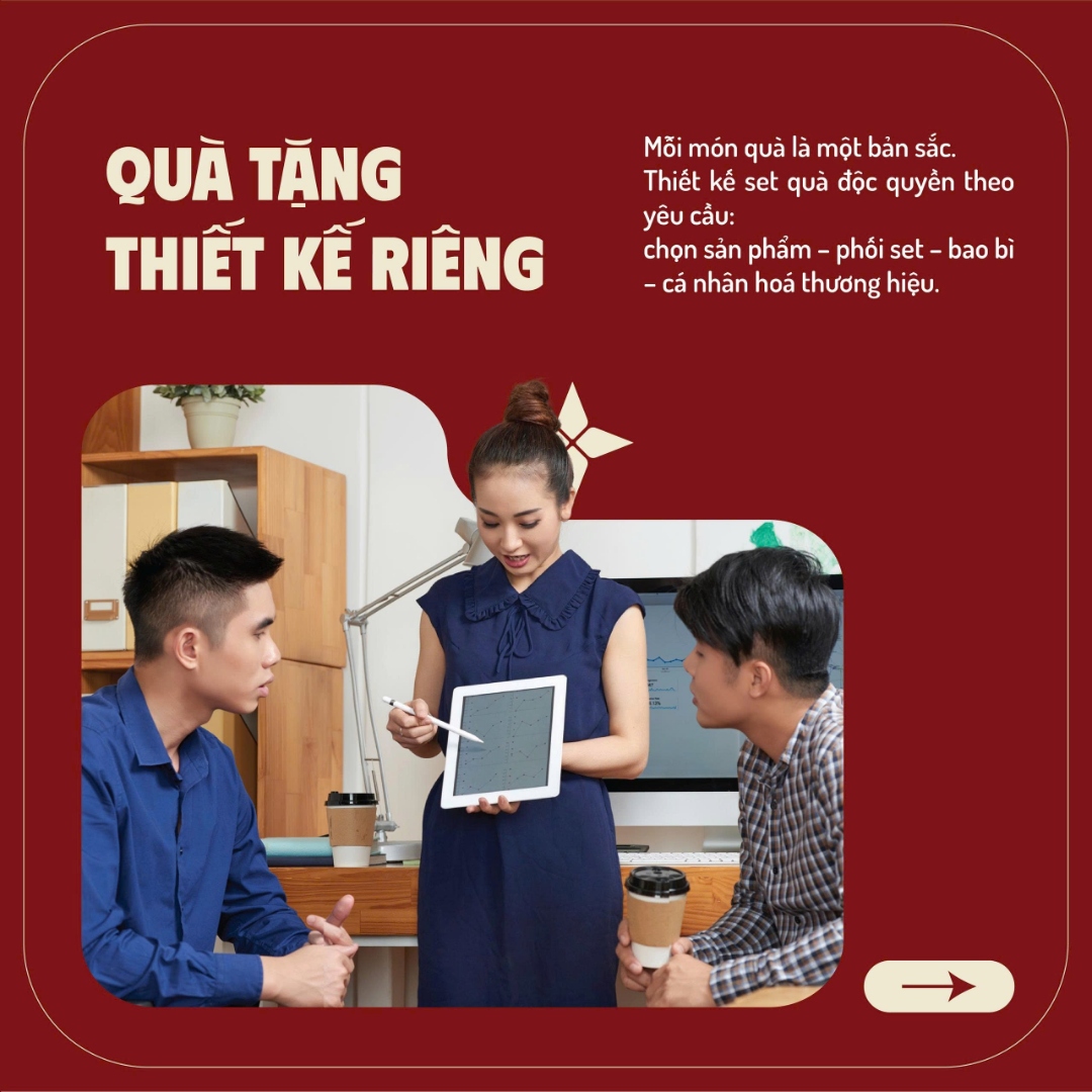 Thiết kế quà tặng theo yêu cầu