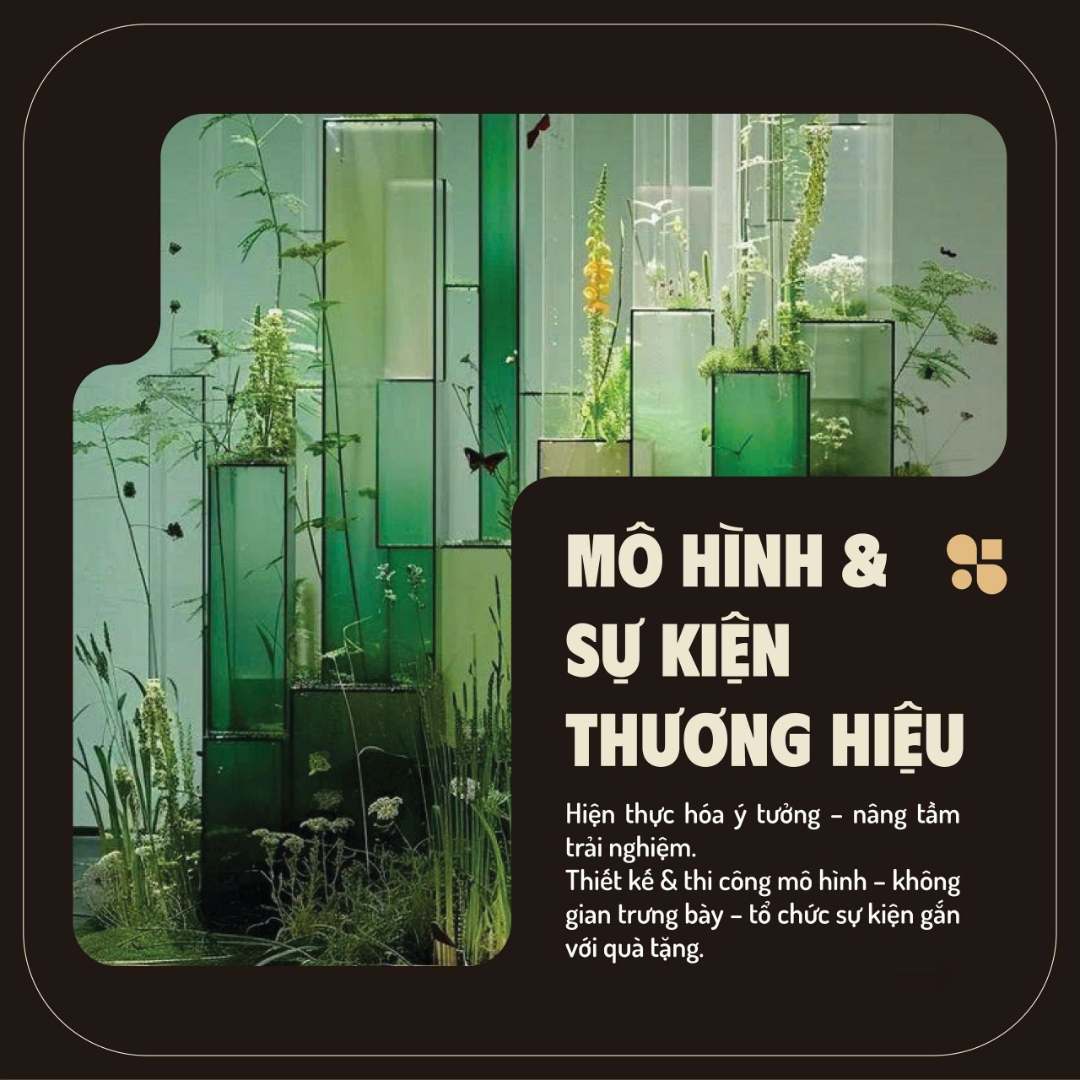 Mô hình trưng bày & sự kiện thương hiệu