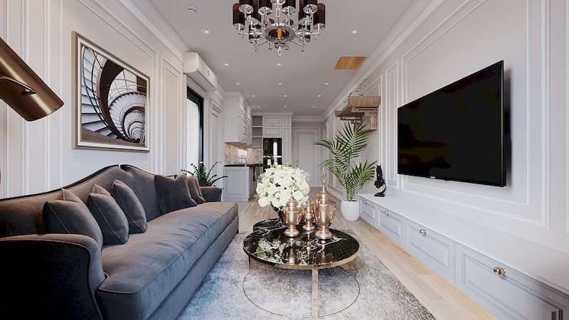Thiết kế nội thất căn hộ vinhomes central park đẹp nhất