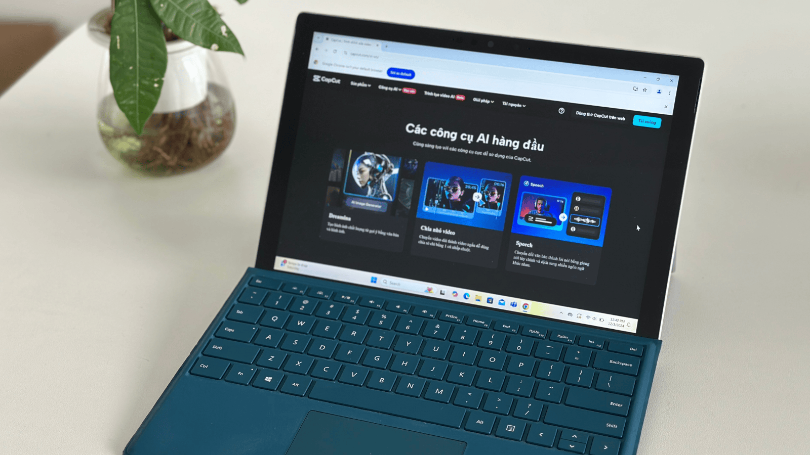 Surface Pro 7 intel core i7 1065G7  , Ram 16Gb, SSD 256GB Liknew 1866 (Combo kèm phím). - 1866