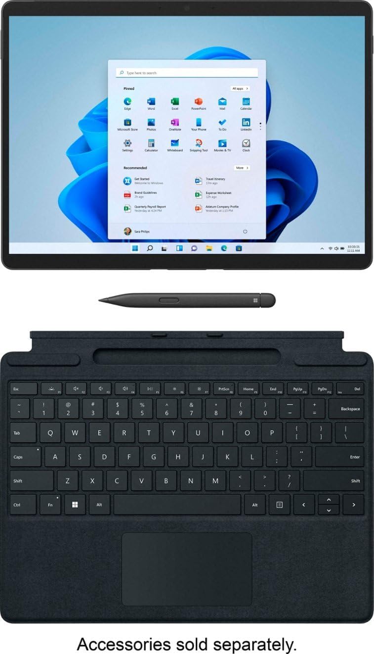 Surface Pro 8 intel core i5 1135G7 , Ram 8Gb, SSD 256GB Likenew (Combo kèm phím)