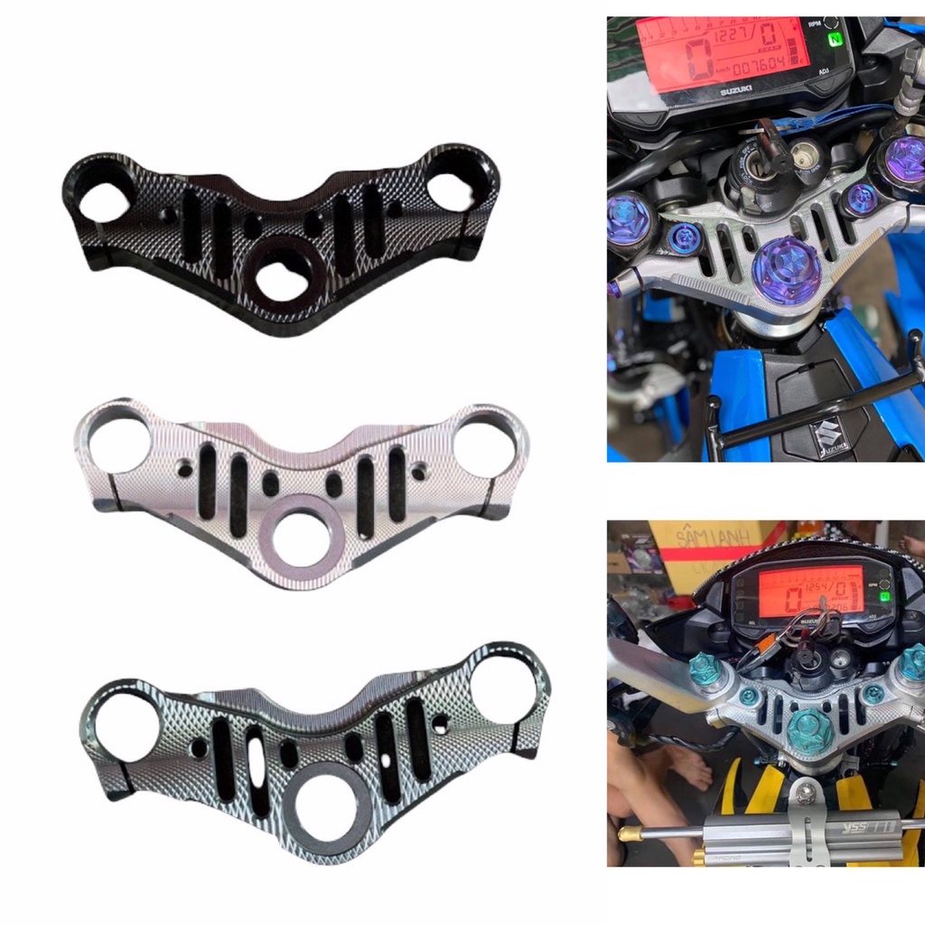 Chảng ba CNC Satria Raider Fi