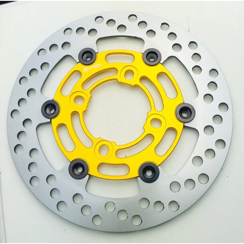 Đĩa moto 3 size 220mm 4 lỗ thông dụng Lắp được cho Ex135,sirius,Jupiter,vario,Ab,Click,Vision,Wave,Dream.....