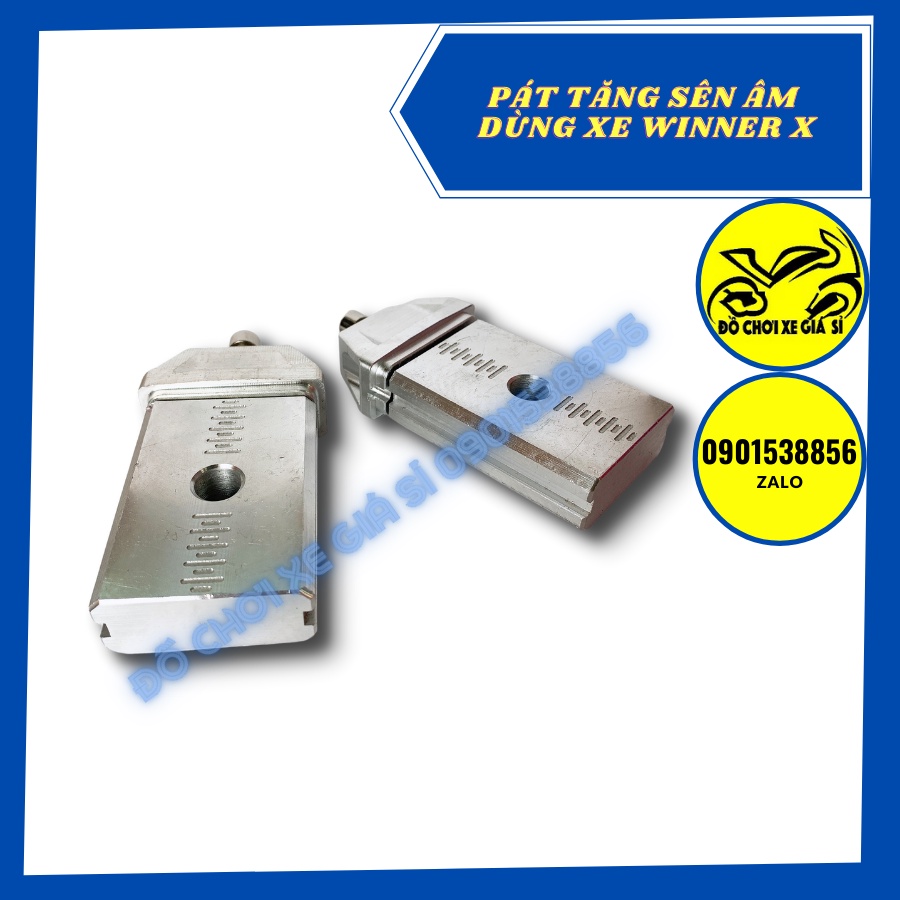 Pát tăng sên âm Winner X nhôm CNC nguyên khối