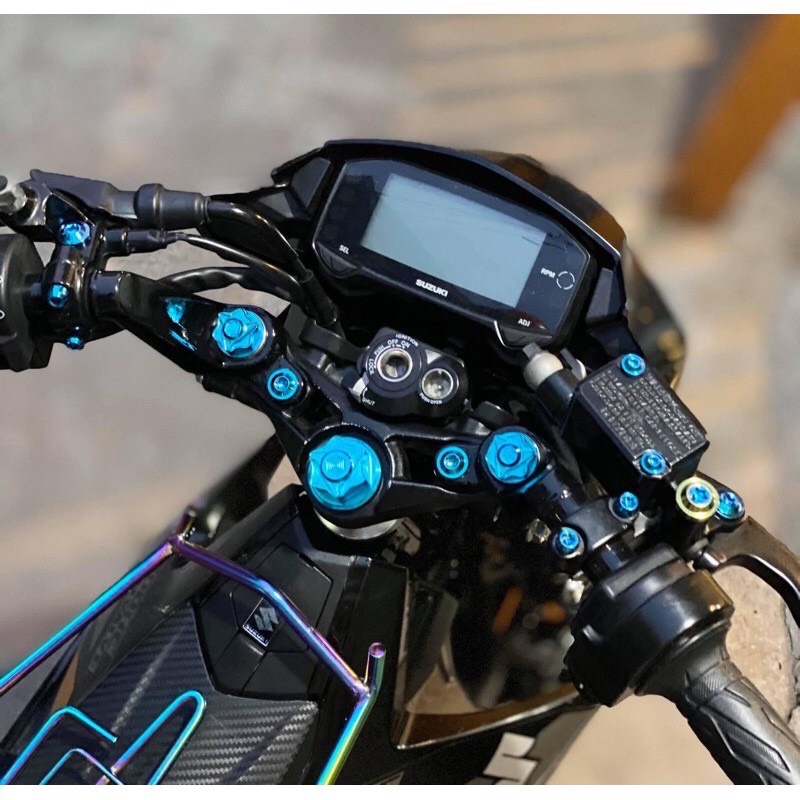 Ốc chảng ba Titan Gr5 gắn cho xe  Raider FI , Satria , Sonic