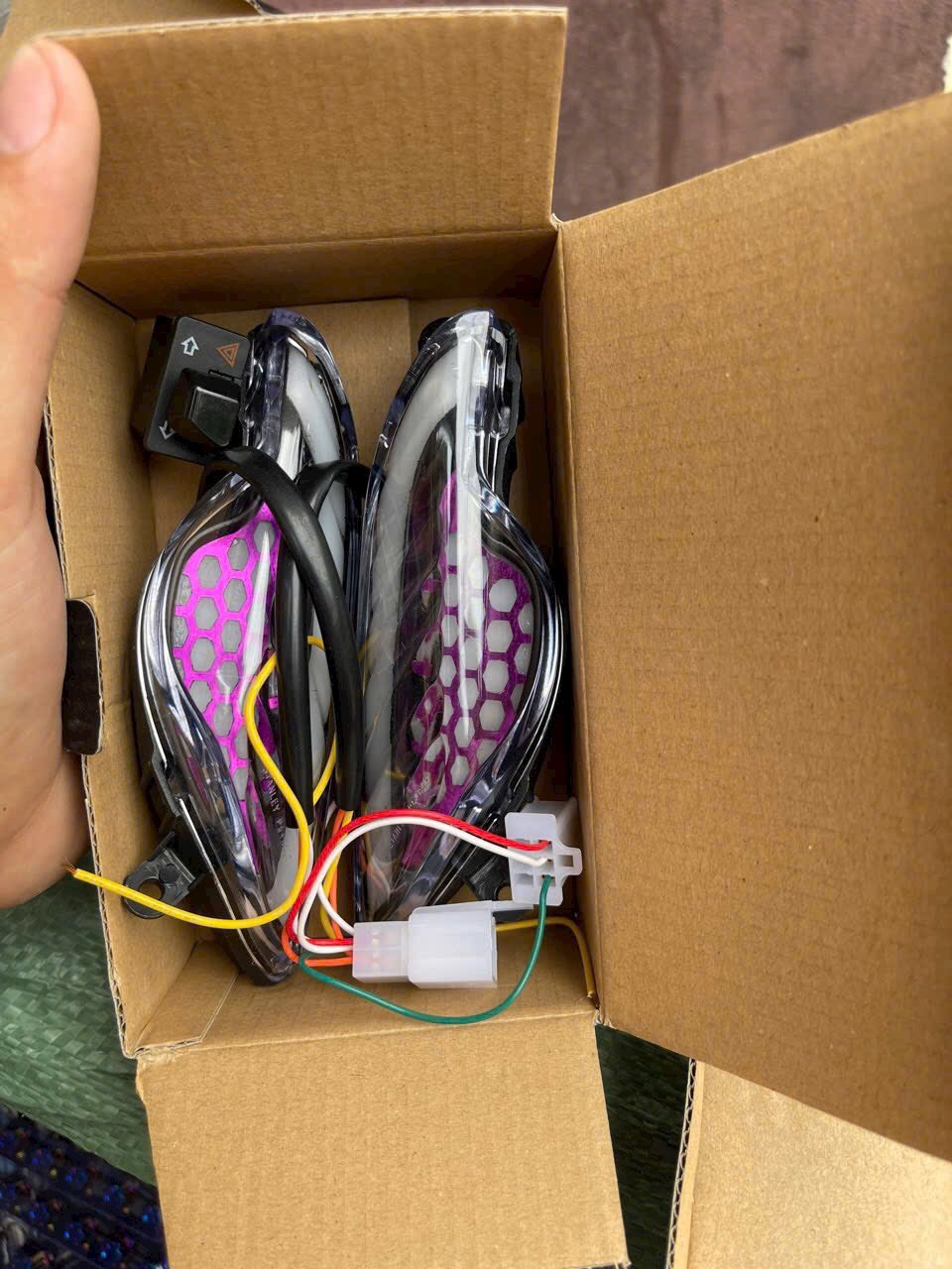 Cặp xinhan trước Wave A, S100 , S110 , Alpha Full Led Demi gắn như ZIN dễ dàng lắp đặt