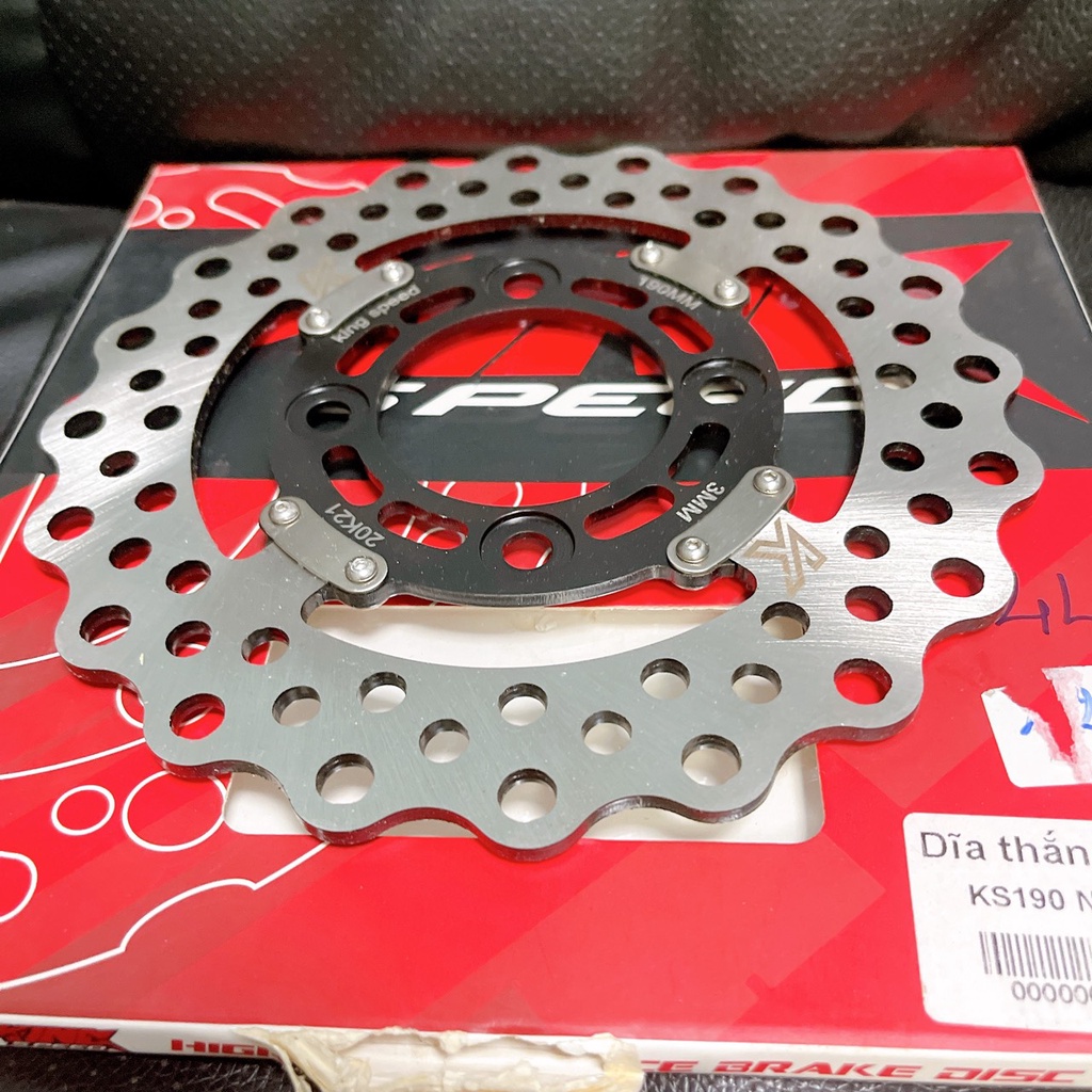 Đĩa trước kingspeed cho Vario 4 lỗ 190mm