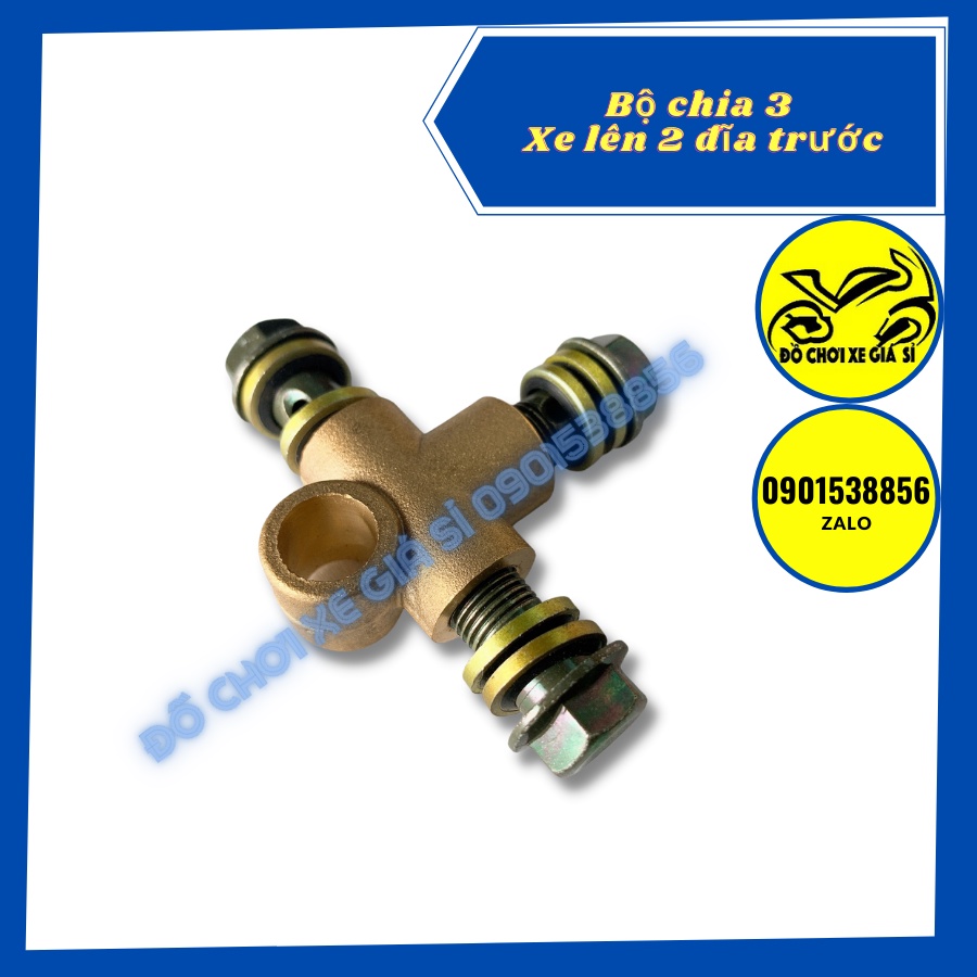 Bộ chia dây dầu cho xe lên 2 đĩa trước hoặc sau