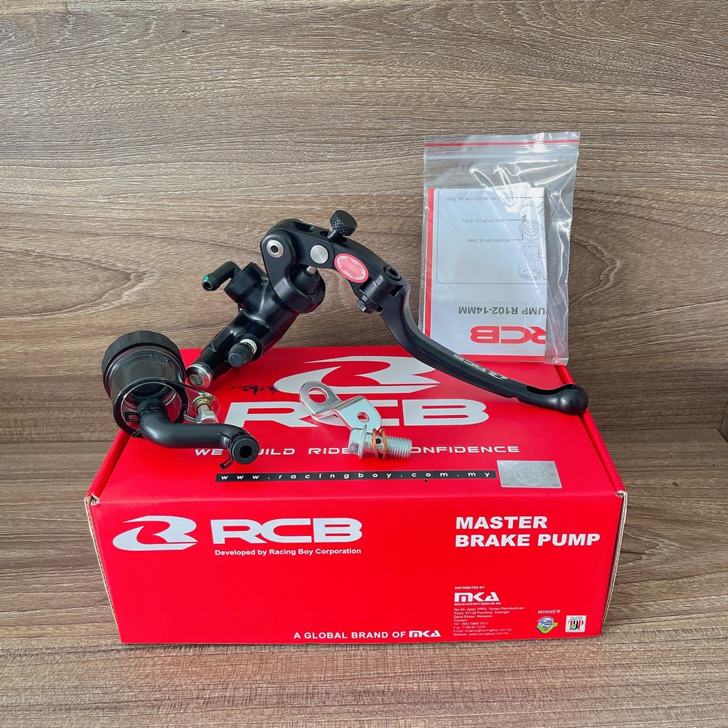 Tay Thắng RCB S1 bình dầu rời 14mm màu ĐEN CNC gắn nhiều xe máy Exciter Winner Sirius Sonic Wave Satria