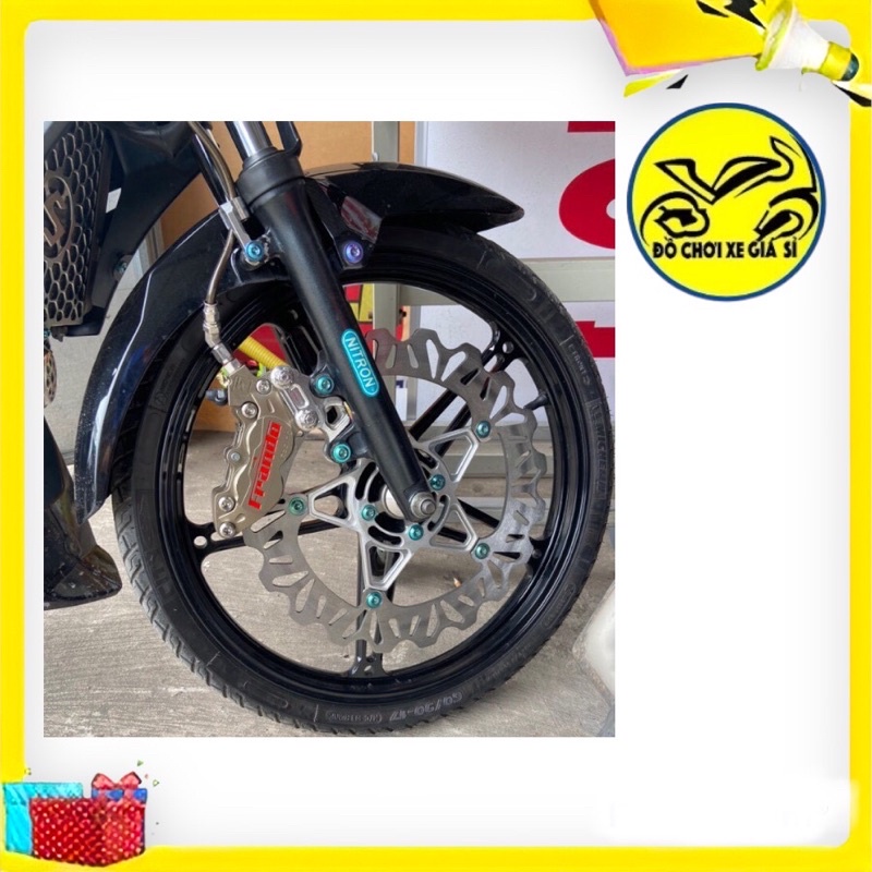 Pát trước RAIDER / SATRIA heo Adelin 4 pis đĩa zin