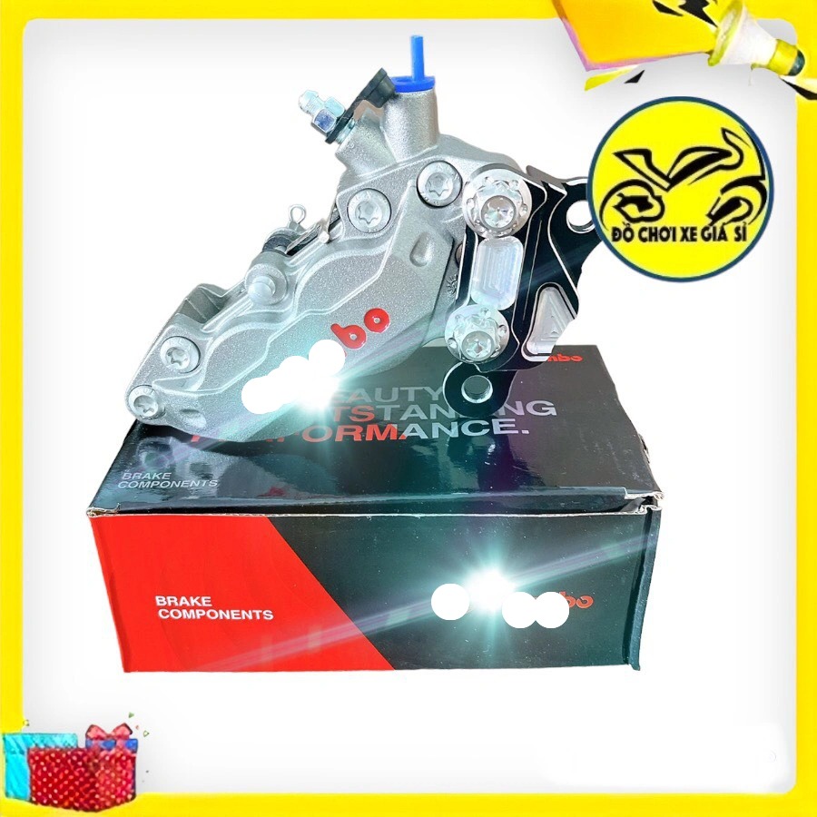 Full bộ heo dầu + Ốc salaya + Pát cho Ex 150/155 đĩa 260/267mm