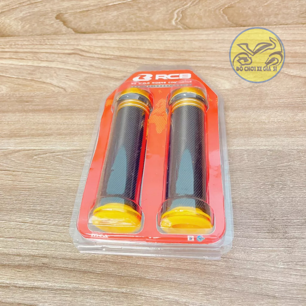 Cặp Bao tay RCB cao cấp lắp được cho mọi dòng xe màu vàng