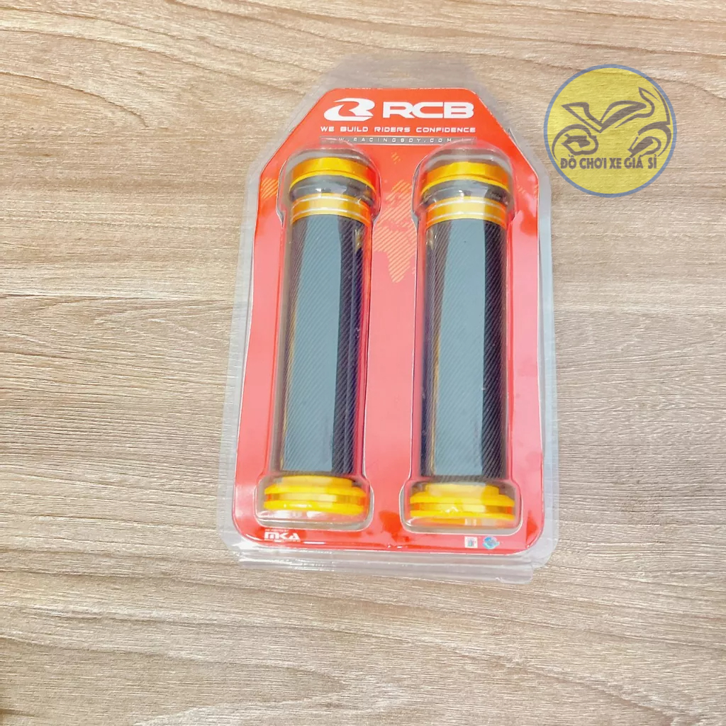 Cặp Bao tay RCB cao cấp lắp được cho mọi dòng xe màu vàng