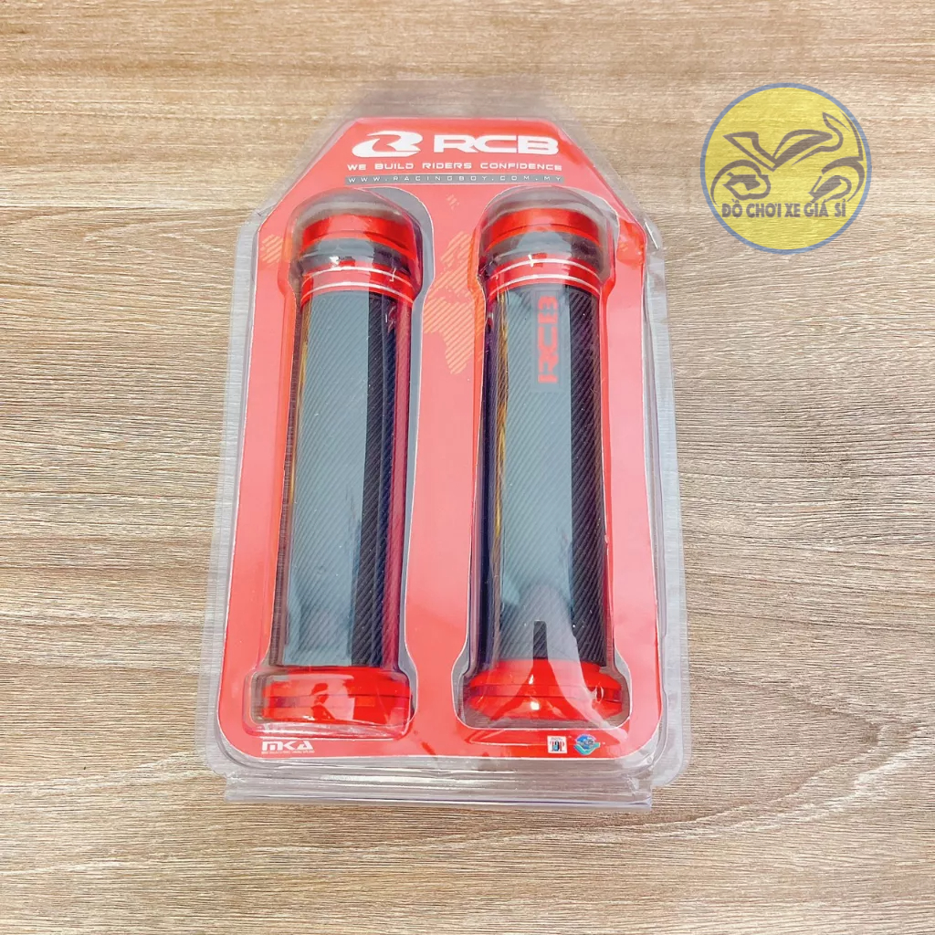 Cặp Bao tay RCB cao cấp lắp được cho mọi dòng xe màu đỏ