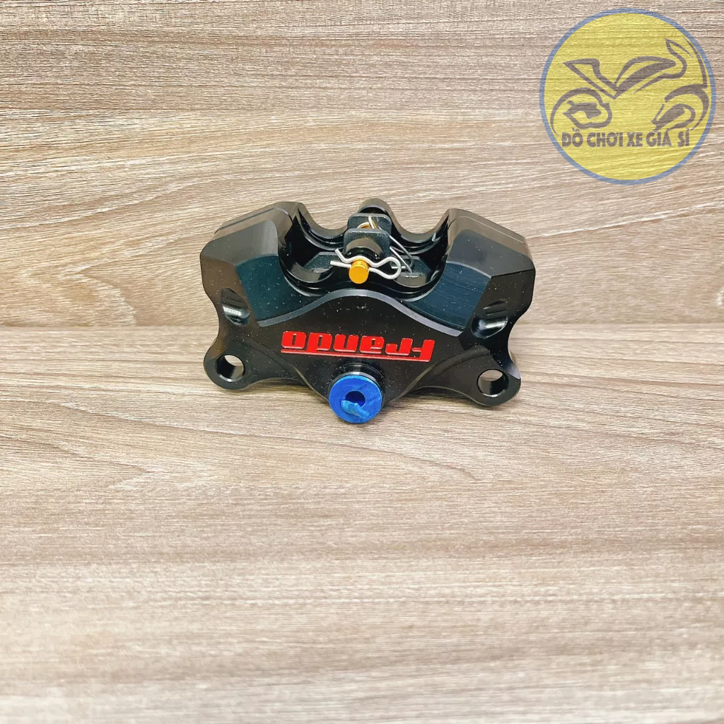 Heo Fando 2 Piston màu đen lắp được trước sau mọi dòng xe