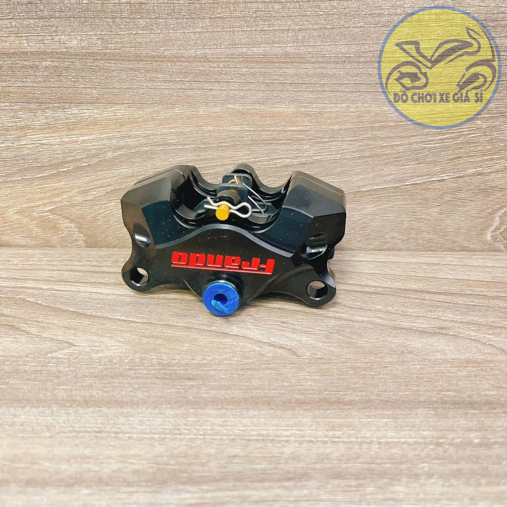 Heo Fando 2 Piston màu đen lắp được trước sau mọi dòng xe