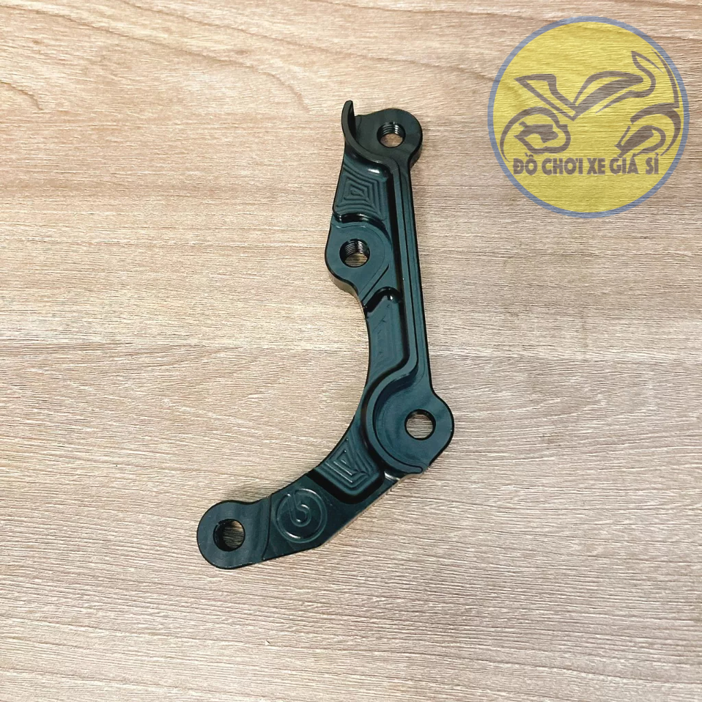 Pát trước Nova dash đĩa 220mm xài heo 2 Piston đối xứng Nissin, Fando màu đen