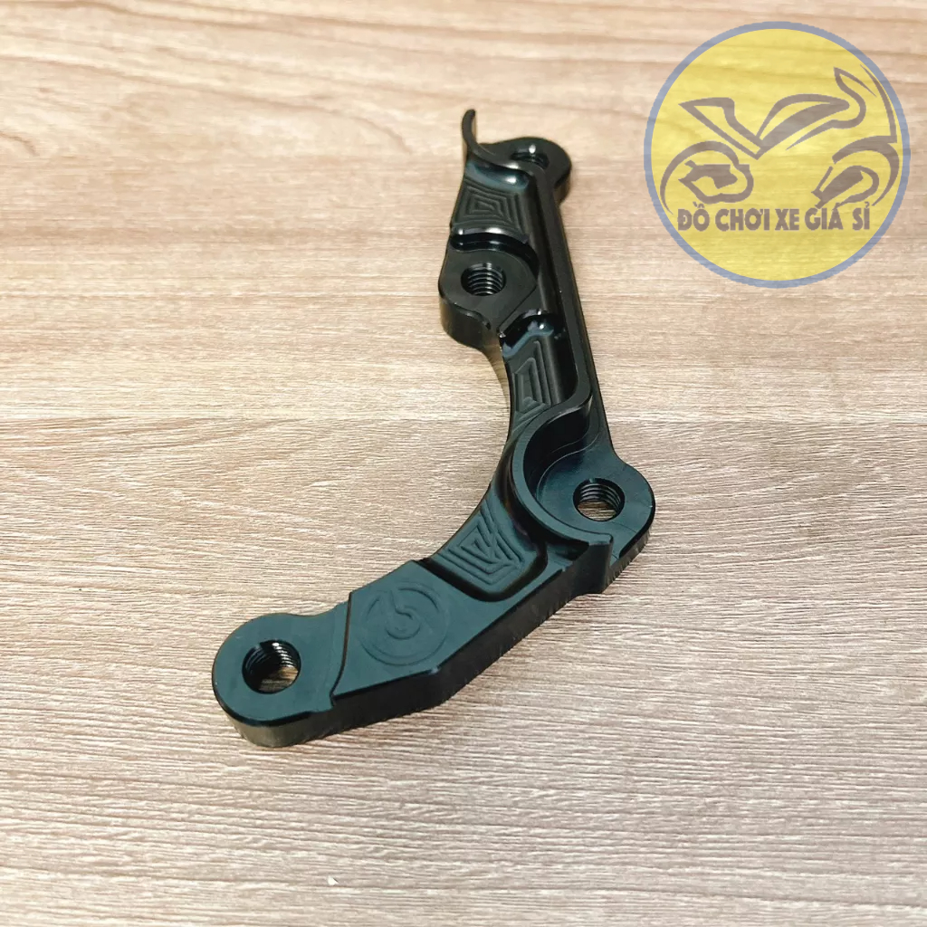 Pát trước Nova dash đĩa 220mm xài heo 2 Piston đối xứng Nissin, Fando màu đen