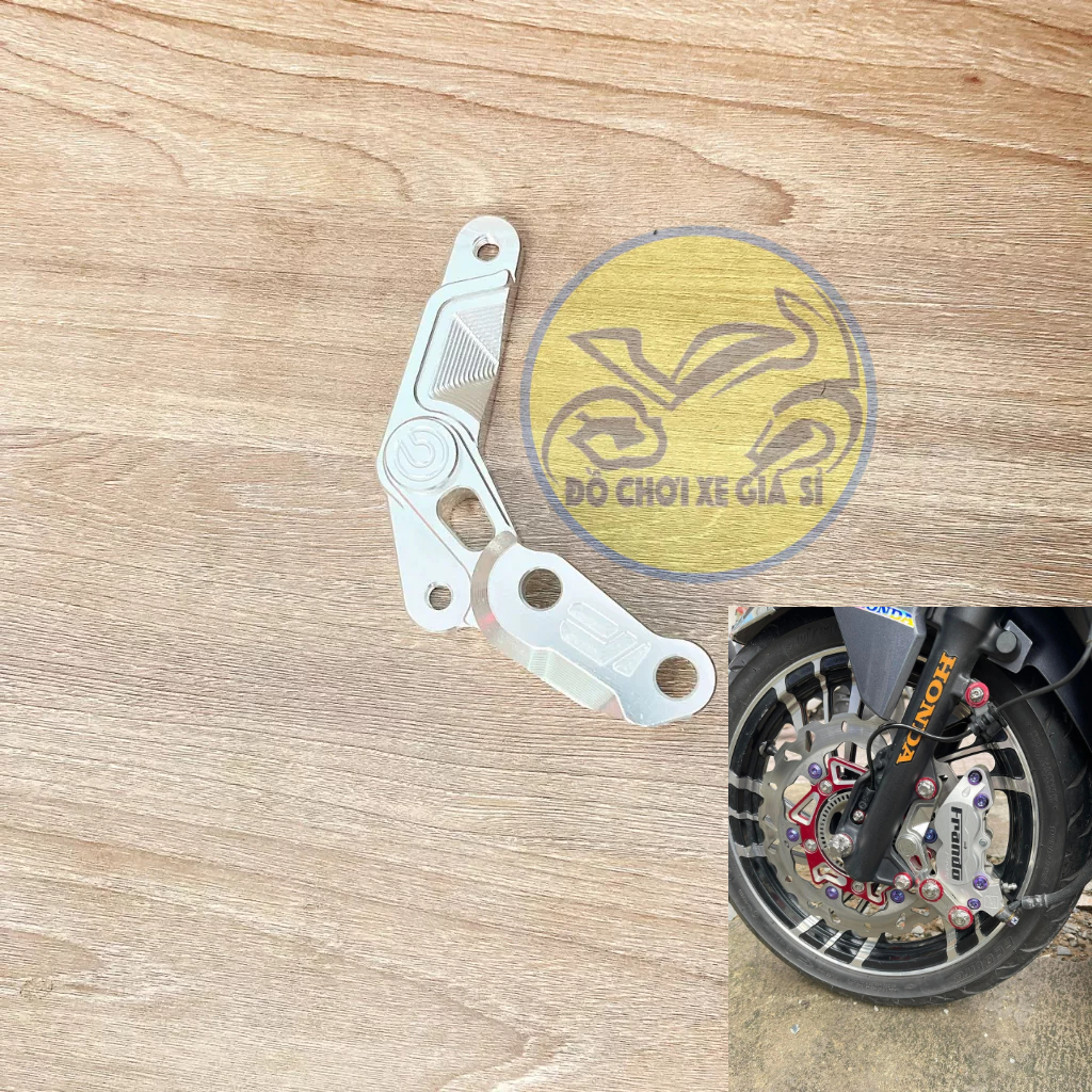 Pát trước AB đĩa 260/267mm heo 4 Piston đối xứng Adelin,Fando
