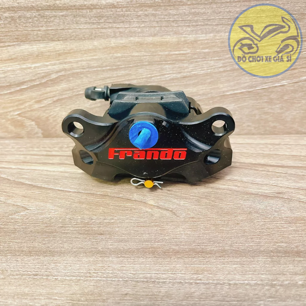 Heo Fando 2 Piston màu đen lắp được trước sau mọi dòng xe