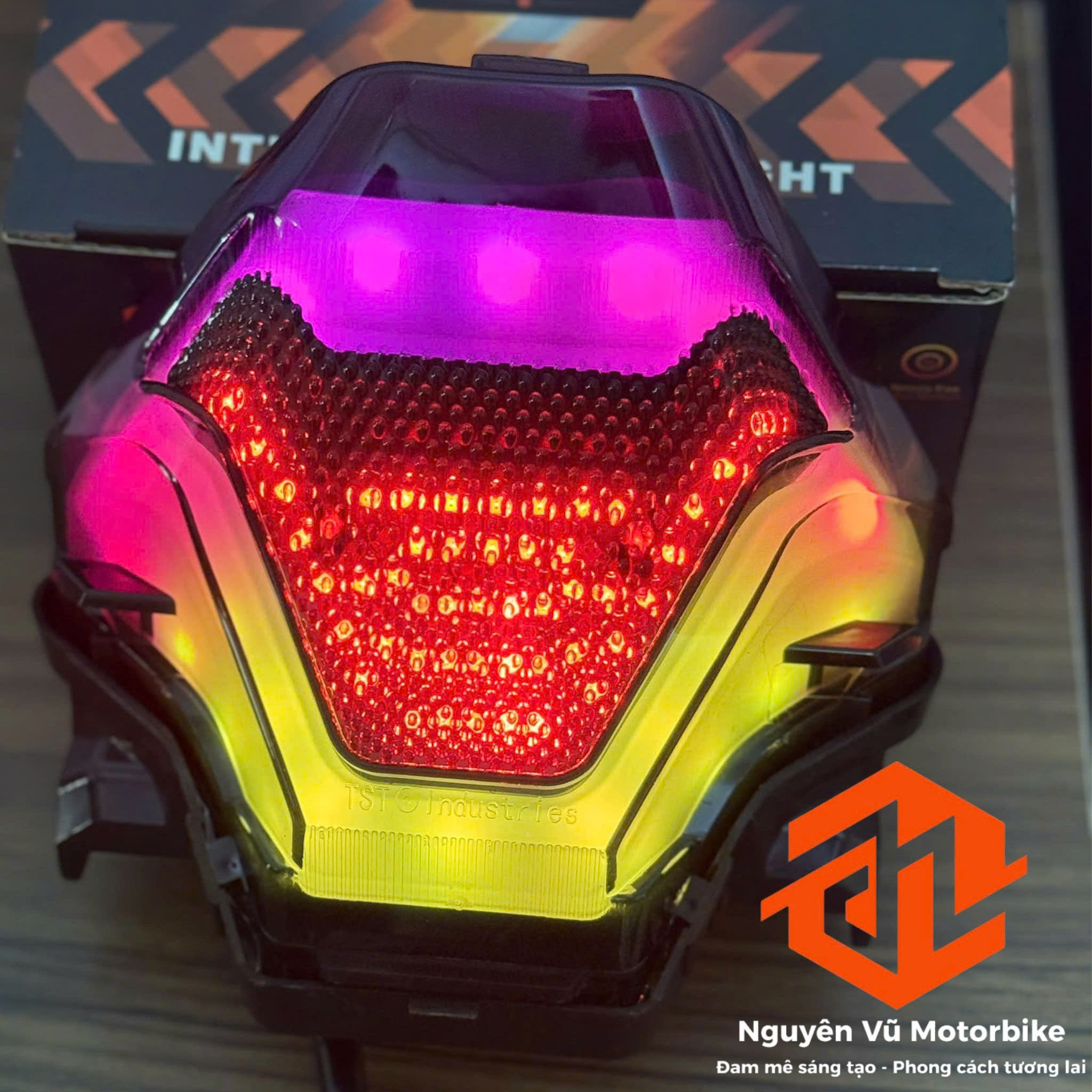 Hậu TST NVM Ex150, Y15ZR (Chỉnh app điện thoại)
