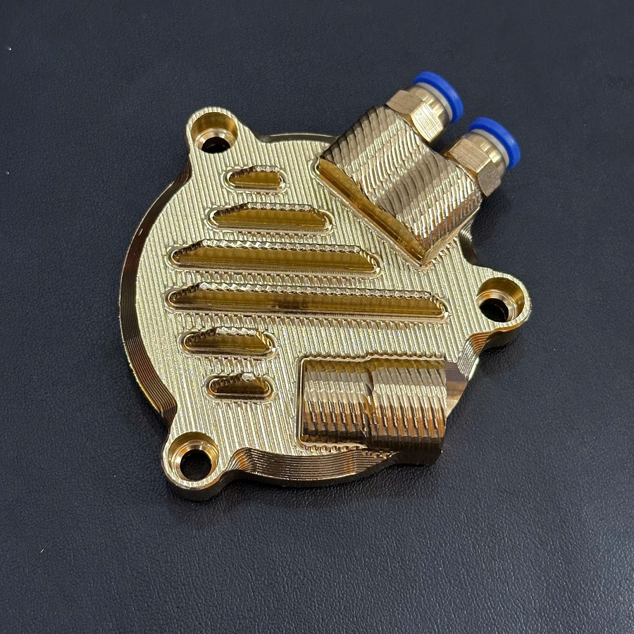 Nắp tròn hơi IPONE 4 val CNC nguyên khối