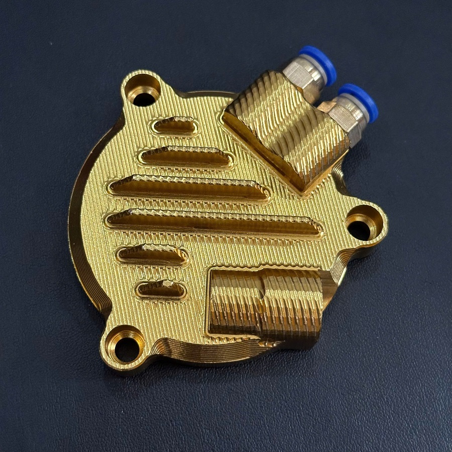 Nắp tròn hơi IPONE 4 val CNC nguyên khối