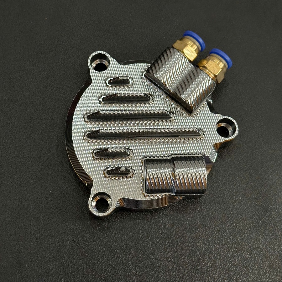 Nắp tròn hơi IPONE 4 val CNC nguyên khối