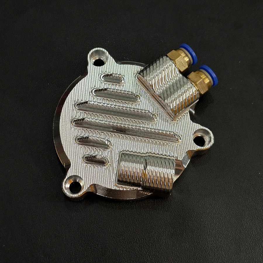 Nắp tròn hơi IPONE 4 val CNC nguyên khối