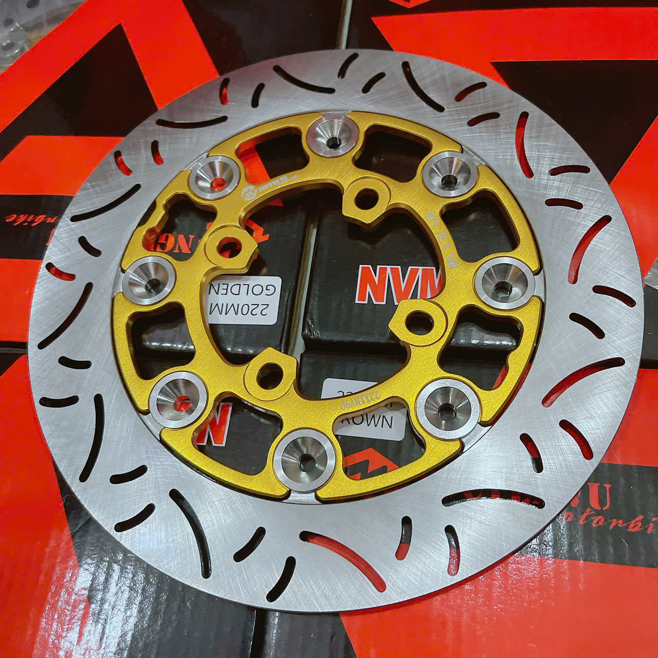 Đĩa thắng 220mm 4 lỗ thông dụng Thương hiệu NVM mẫu k7