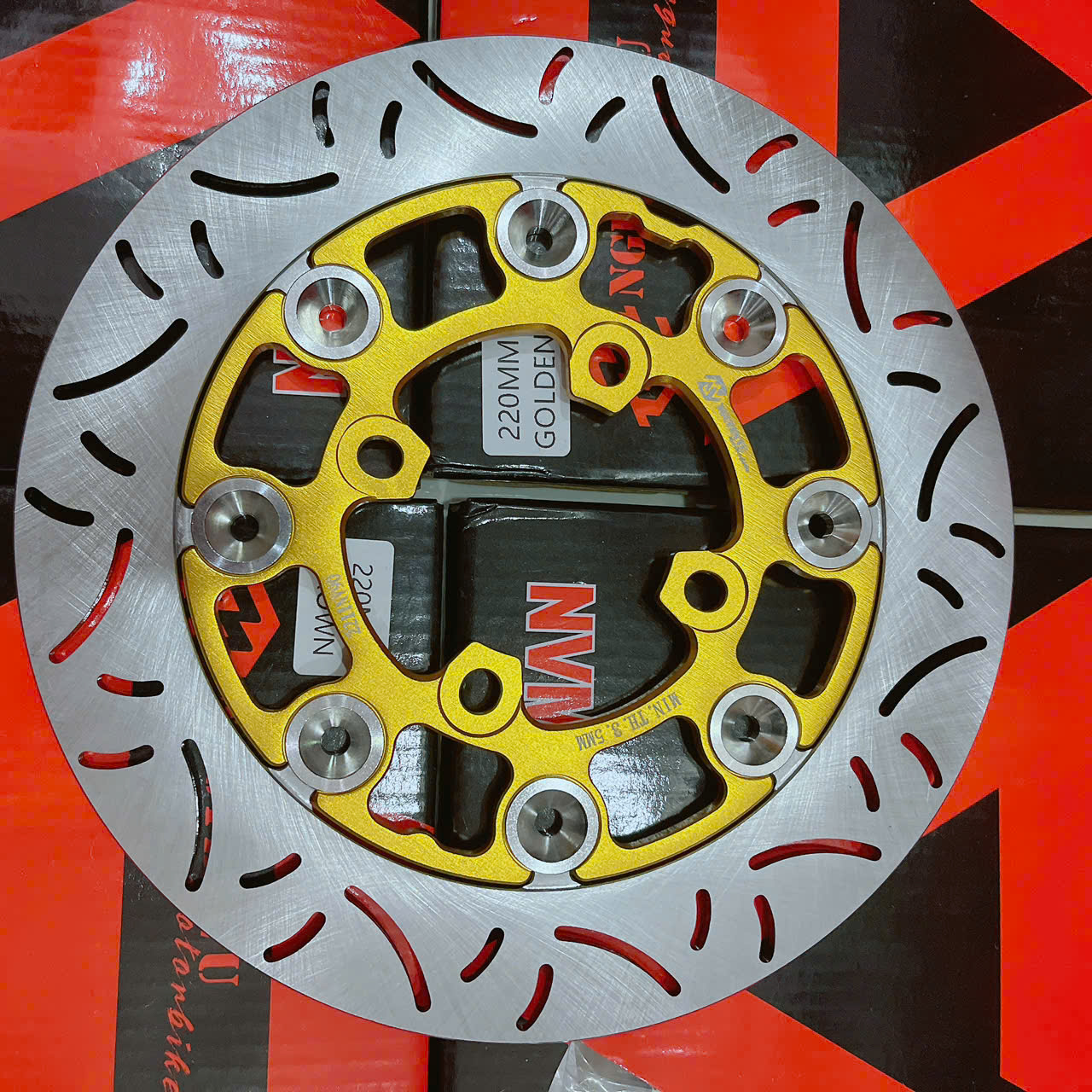 Đĩa thắng 220mm 4 lỗ thông dụng Thương hiệu NVM mẫu k7