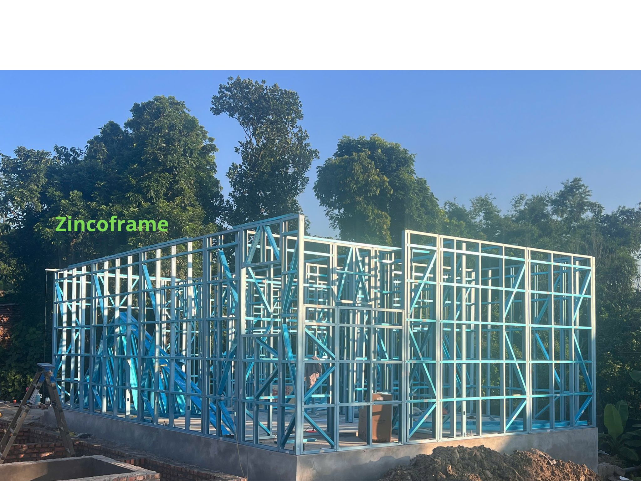 thư viện ảnh khung thép nhà lắp ghép