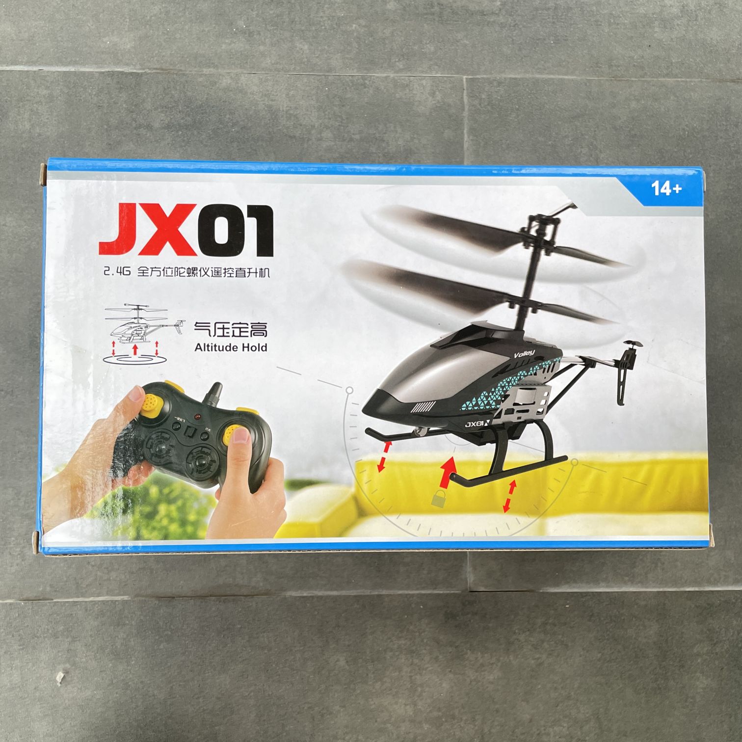 Máy bay trực thăng điều khiển tử xa JX01 sóng 2.4Ghz bay cực đầm