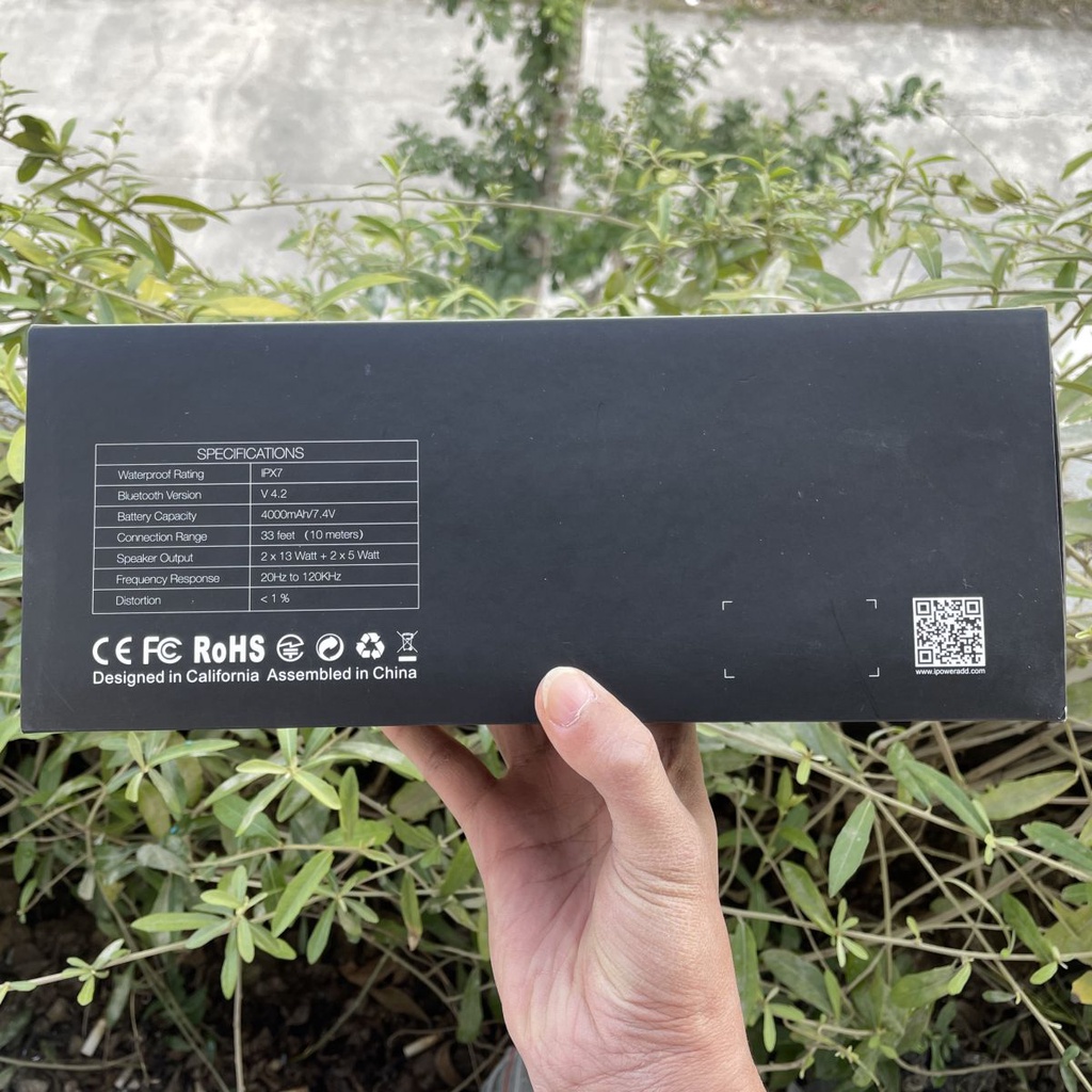 Loa bluetooth PowerAdd công suất 36w hàng khủng