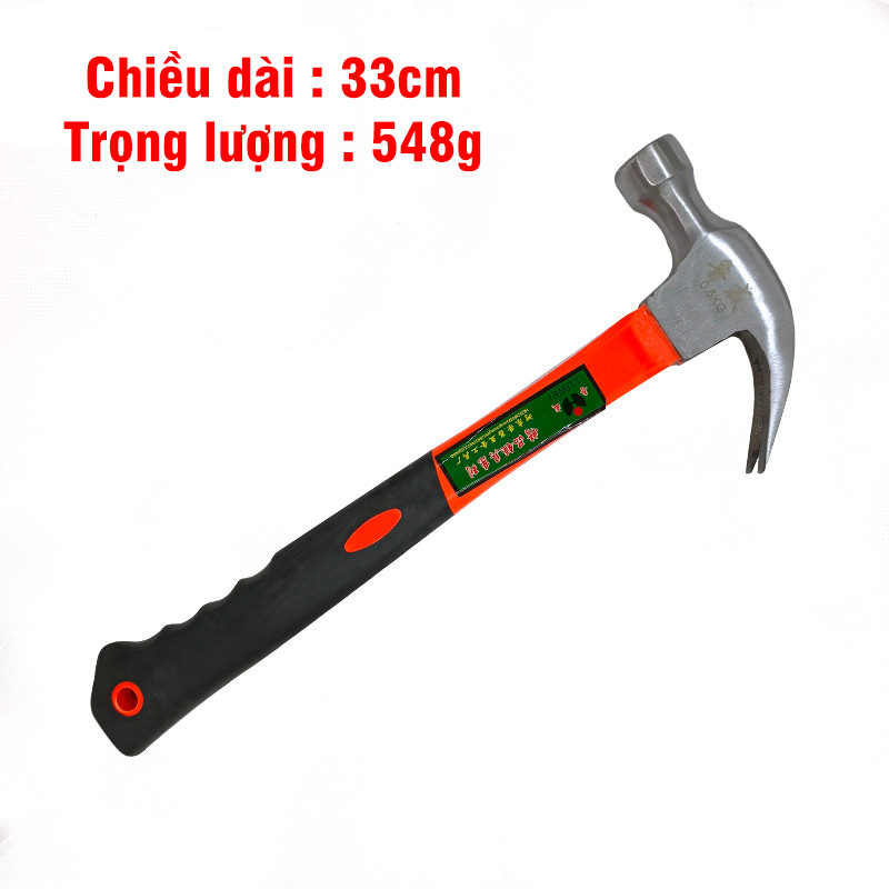 Búa Đinh Cán Dài VITO Nhập Khẩu Đầu Búa Thép CR-V Chắc Chắn, Cán Cao Su