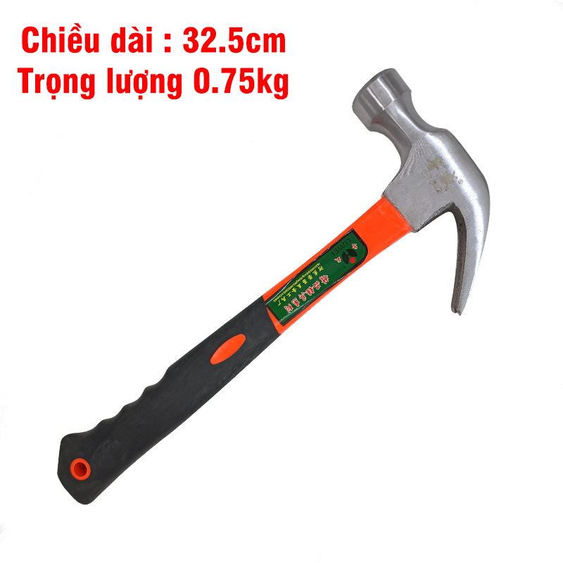 Búa Đinh Cán Dài VITO Nhập Khẩu Đầu Búa Thép CR-V Chắc Chắn, Cán Cao Su