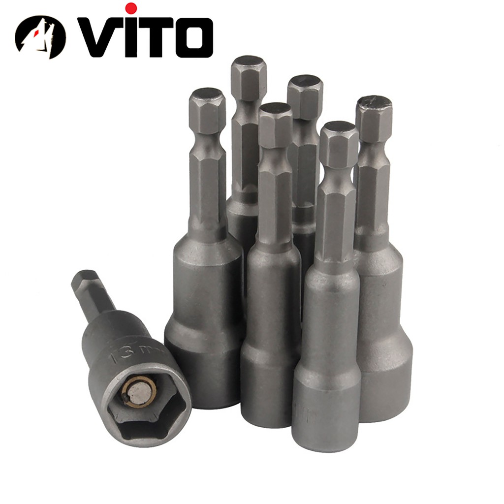 Đầu Chụp Bulong Bắn Vít Lục Giác Có Nam Châm Dài 65mm VITO Các Kích Cỡ